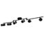 Светильник декоративный ДПО 0306 6xGU10 черный 230V IP20 JazzWay - 5066601