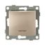 Выключатель одноклавишный Bravo инд, механизм, 10А, 250В, шампань - С10В18-027 GUSI