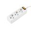 Удлинитель 3 гнезда, 1.5 м, 3х0.75 кв.мм, с/з, белый | 11-7204 PROconnect MEET