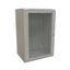 Шкаф настенный 19-дюймовый (19") 22U 1086x600х600мм перфор метал дверь с замком цвет серый (RAL 7035) | 521273 WRLine WR-TW-2266-SD-RAL7035
