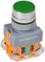 Кнопка D7-11T d=22мм 1з+1р с фиксацией зелёная | BBT50-11T-3-21-K06-G GENERICA IEK