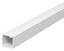Мини-канал WDK с крышкой 20x20x2000 мм (высота борта 17 мм, крышка мм) ПВХ белый RAL 9010 | 6191037 OBO Bettermann WDK20020RW