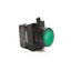 Кнопка нажимная круглая CP200DY (1НЗ) зел. EMAS