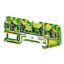 Клеммник пружинный с заземлением 4мм.кв 4 точки подключения - NSYTRR44PE Schneider Electric