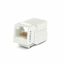 Вставка Keystone Jack KJNE-8P8C-C6-90-WH RJ-45(8P8C), категория 6, 110 IDC, заделка с помощью NE-TOOL, белая | 46044 Hyperline