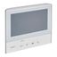 Панель видеодомофона абонентская Classe300V13E, двухпроводная, цветной тач LCD-дисплей 7'', hands-free, цвет белый - 344612 Legrand