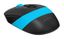 Мышь Fstyler FG10 черн./син. оптическая 2000dpi беспроводная USB 4but BLUE A4TECH 1147565