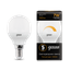 Лампа светодиодная LED 7 Вт 560 лм 3000К AC150-265В E14 шар P45 теплая диммируемая Black Gauss - 105101107-D