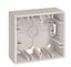Коробка на 3 поста для открытой проводки, 86х93х37мм, S27Pl, сл.кость - 2700753-031 Simon