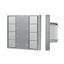 Панель кнопочная INTELLIGENT DALI-201-23-1G-4SC-DIM-DT6-IN Silver BUS, Frame IARL, IP20 металл, 3 года - 048187 Arlight
