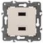 Устройство зарядное USB, 5В-2100мА, Эра Elegance, сл.кость, 14-4110-02 - Б0034359
