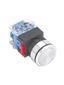 Выключатель кнопочный ВК30-M11P/P 1НО+1НЗ цилиндр d30мм IP65 метал. Электротехник ET859211