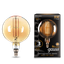 Лампа светодиодная филаментная LED 8 Вт 780 лм 2400К AC185-265В E27 шар G200 теплая золотистая колба Black Filament Gauss - 153802008