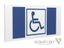 Знак безопасности PS-36164.D01 "Символ доступ. для инвалидов" Белый Свет a28638 BS