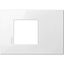 Рамка 2мод. Axolute Air декоративная итальянская модульность бел. Leg BTC HW4819HD Legrand