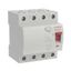 Выключатель дифференциального тока YON max MDL100 3п+N 30mA 25A типАС | MDL100-4P2-25-AC DKC ДКС