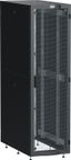 Шкаф серверный ITK LINEA S 19'' 48U 600х1000мм перфорированная дверь черный - LS05-48U61-2PP IEK