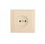 Розетка СП Defne 16А IP20 без заземл. крем. Makel 42010022