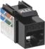 Модуль Keystone Jack кат.5E UTP 110 IDC 90град чёрный | CS1-1C5EU-11-09 ITK IEK