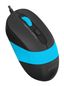 Мышь Fstyler FM10 черн./син. оптическая 1600dpi USB 4but BLUE A4TECH 1147674