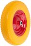 Колесо запасное полиуретановое 380х90х230мм для тачки 77557 (PU 4.80дюйм/4.00дюйм-8дюйм) (посадка ширина 90мм диаметр 20мм) FIT 77587 РОС