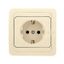 Розетка 1-м СП Лондон 16А с заземл. беж. EKF EER16-028-20