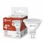 Лампа светодиодная LED-JCDR-VC 4Вт рефлектор прозрачная 4000К нейтр. бел. GU5.3 320лм 230В IN HOME 4690612030692