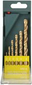 Сверла по металлу HSS, титановое покрытие, набор 6 штук - 34213 РОС