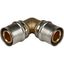 Угольник 26 90 град., пресс, для металлопластиковых труб - RG008S9C4AO9F1 STOUT SFP-0009-002626