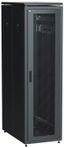 Шкаф сетевой 19" LINEA N 42U 600х1000 мм перфорированная передняя дверь черный | LN05-42U61-P ITK IEK