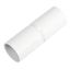 Патрубок-муфта белая d50 мм (12шт/144шт уп/кор) Промрукав - PR.01750б Строитель