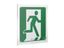 Знак безопасности PT-22228.E01-02"Выход здесь (прав.)" Белый свет a21590 BS