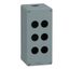 КНОПОЧНЫЙ ПОСТ МЕТАЛ. 6 ОТВ. 80Х175 XAPM3506 | Schneider Electric