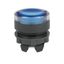 Головка кнопки OptiSignal D22 A5-PL-6 с подсветкой синяя пластик ZB5AW363 |332309| КЭАЗ