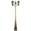 Светильник садово-парковый PL109 2*60W 230V E27 560*150*2020мм черное золото, (столб 2M) | 11301 FERON чер.зол.