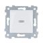 Выключатель 1-кл. СП Мария С110-438 10А IP20 с индикацией механизм бел. Кунцево 110026