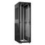 Шкаф серверный 42U 800х1000 передняя дверь: без. задняя одностворчатая глухой металл IP51. боковые панели: перфорированные. цвет: черный RAL9005 - EX 8042.9022 SYSMATRIX