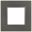 Рамка для розеток и выключателей Elegance 14-5011-16 Classic, на 1 пост, титан | Б0065823 ЭРА