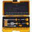 Набор бит SL/HEX/PH/PZ/Tx/SQ/SPANNER/BH/MS с трещоткой и отвертка держателем ERGONIC в кейсе 36 FELO 05783606