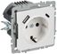 Розетка BRITE РЮш11-1-БрАБ 16А с USB A+C 18Вт заземл. защ. шторки механизм арктич. бел. IEK BR-R14-16-U22-018-K91