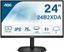 Монитор LCD 23.8дюйм [16:9] 1920х1080(FHD) IPS nonGLARE 250cd/кв.м H178град/V178град 1000:1 20M:1 16.7M 4ms VGA DVI HDMI Tilt Speakers 3Y Black 24B2XDA AOC