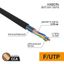 Кабель витая пара F/UTP кат.5e 4х2х24AWG solid CCA PE OUTDOOR омедненный алюм. черн. (уп.305м) PROCONNECT 01-0146-3 MEET