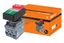 Кнопка двойная MPD13-11С (зеленая/красная-выступающая) (LED) d22мм/220В (I/O) линза прозрачная | SQ0747-0038 TDM