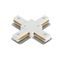 Коннектор X-образный XRB-WH для шинопровода RB бел. IN HOME 4690612060675
