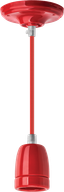 Светильник декоративный подвесной "Авангард" без плафона NEF NIL-SF03-011-E27 60Вт 1м. керам. красный | 61531 Navigator 20676