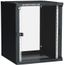Шкаф LINEA WE 15U 600x650мм дверь стекло черный | LWE5-15U67-GF ITK IEK