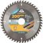 Диск пильный для циркулярных пил по ламинату 200х32х48T + 2 кольца: 32/30 и 30/20мм MOS 37797М