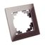 Рамка 1-местная, серия Катрин, GFR00-7001-04, шоколад | 39535 STEKKER FERON
