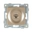 Механизм ТВ розетки 1-местн. СП Ugra шампань GUSI С11А1-027