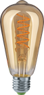 Лампа светодиодная 61 628 NLL-F-ST64-4-230-2.5K-E27-SPIRAL 4Вт грушевидная прозрачная 2500К тепл. бел. E27 180лм 176-264В Navigator 61628 20972